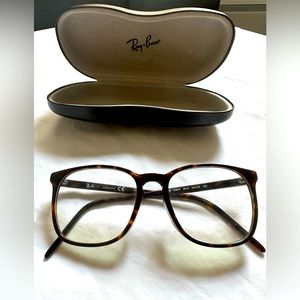 Ray Ban Tortoise Shell Non-Prescription Glasses